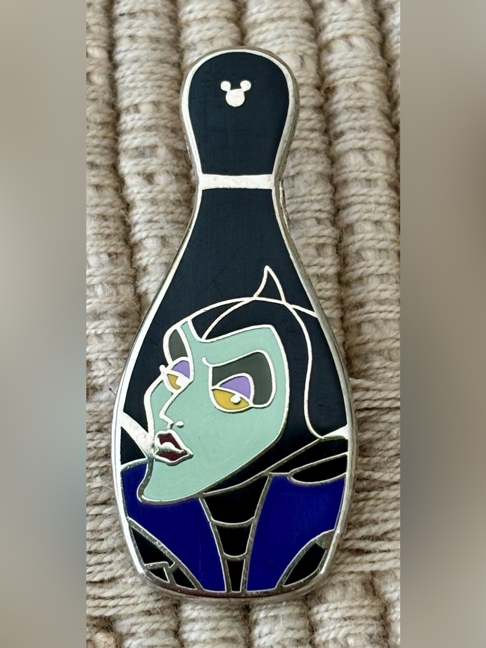 DISNEY 2008 Disneyland Sleeping Beauty Maleficent Villains Bowling Pin